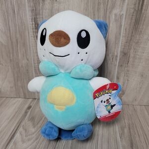 Pokemon Oshawott Stuffed Plush Toy 2021 Blue Nintendo